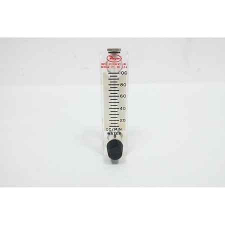 Dwyer Instruments VISI-FLOAT 0-100CC/MIN 1/8IN NPT VARIABLE AREA FLOW METER VFA-33-SSV